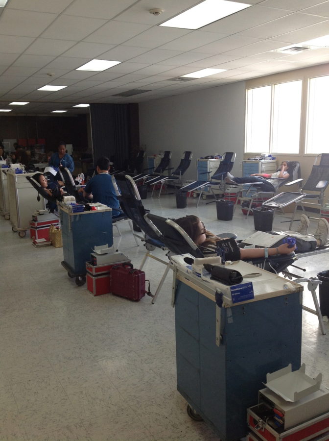 The+Normans+participate+in+blood+drive