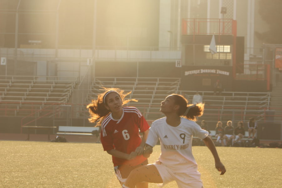 Lawndale defeats girls varsity soccer