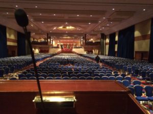The main ballroom, which held over 4,000 people, could not fit all 6,000 present at the conference. Photo by: JACKSON PRINCE