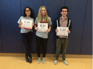 Brenda Nouray, Sadie Hersh and Charly Azoulay receive awards in photography.