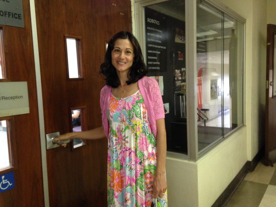 New English teacher Patti Ann Harootian enjoys working with kids, inspiring them and igniting an interest in learning as she enters Beverly every morning.