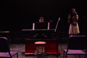 Juniors Sam Schwartz and Tianai Xiong play a riveting duet. Photo by: VIVIAN GEILIM