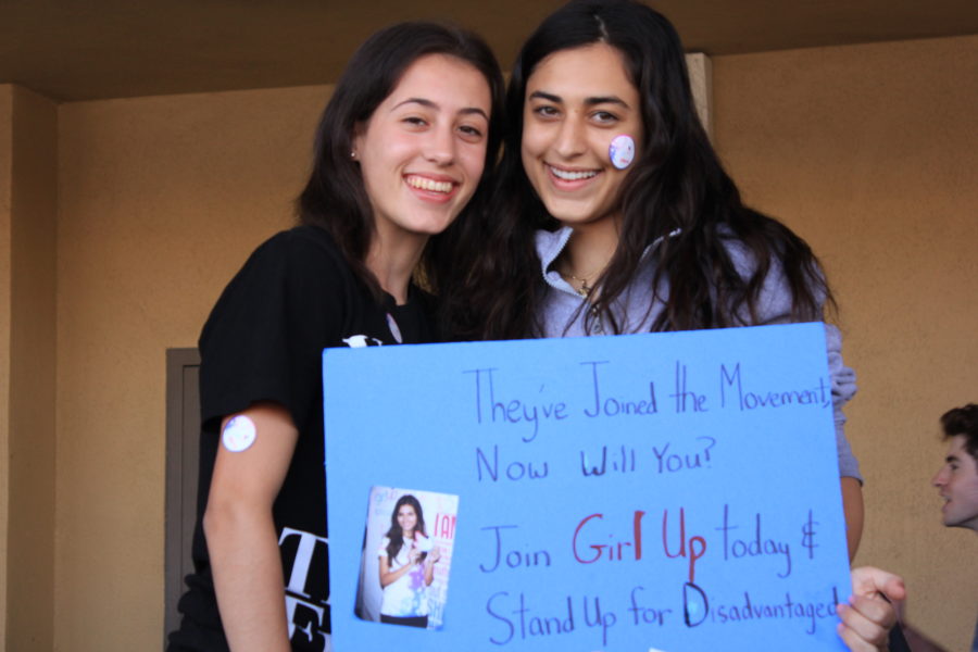 Girl Up members campaign on Club Day