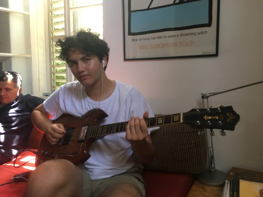Sophomore Tohar Zamir is a lover of all things culture and is obsessed with the electric and acoustic guitar. Photo courtesy: Tohar Zamir