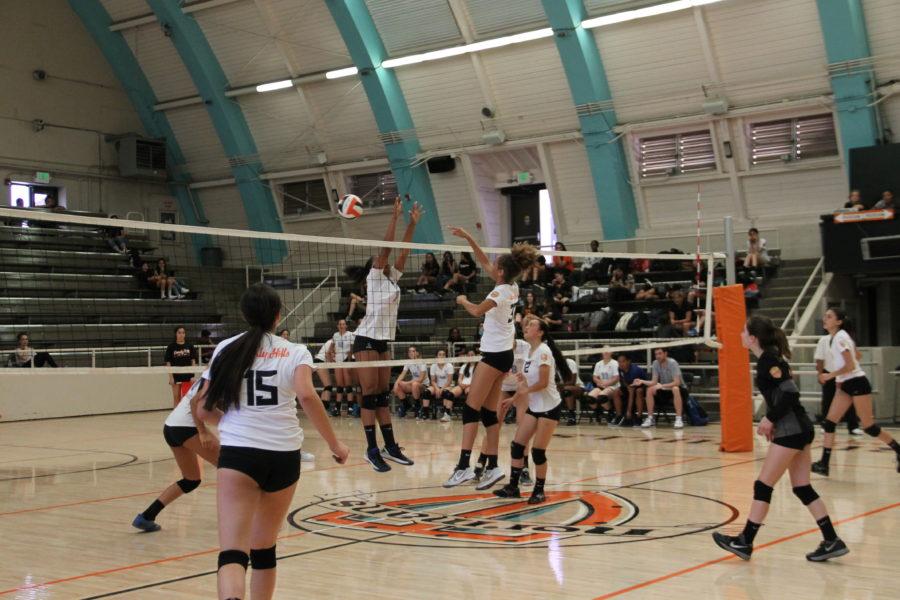Girls varsity volleyball loses to Culver