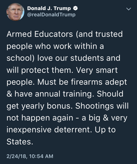 Arming teachers is the worst educational idea of the century