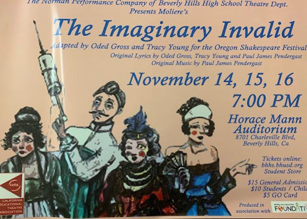 “Imaginary Invalid” to be performed as fall play