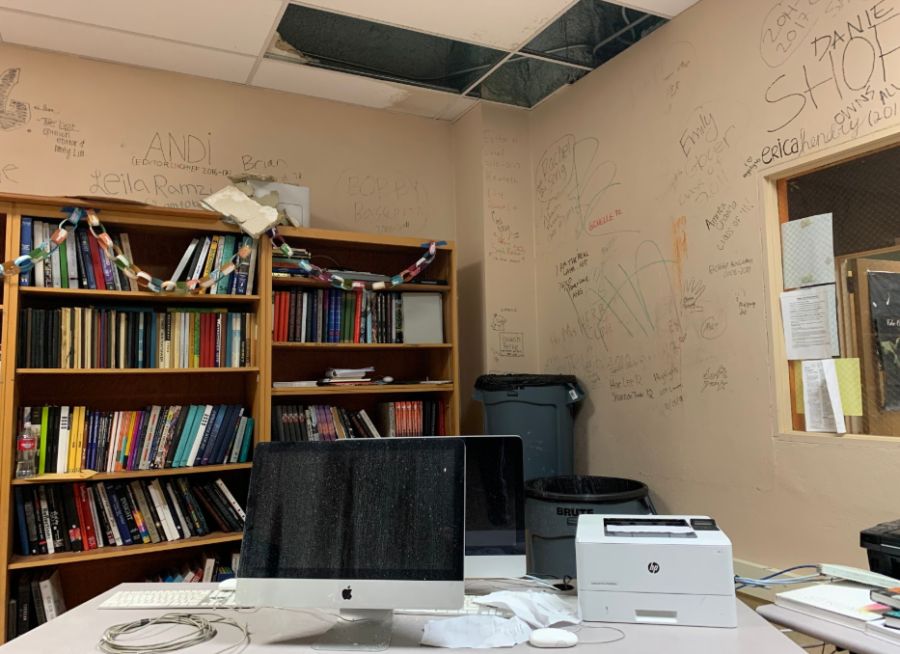 Water damage impacts classrooms after Thanksgiving break