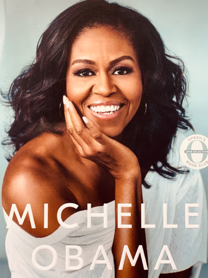 Photo of Michelle Obama’s autobiography, Becoming.