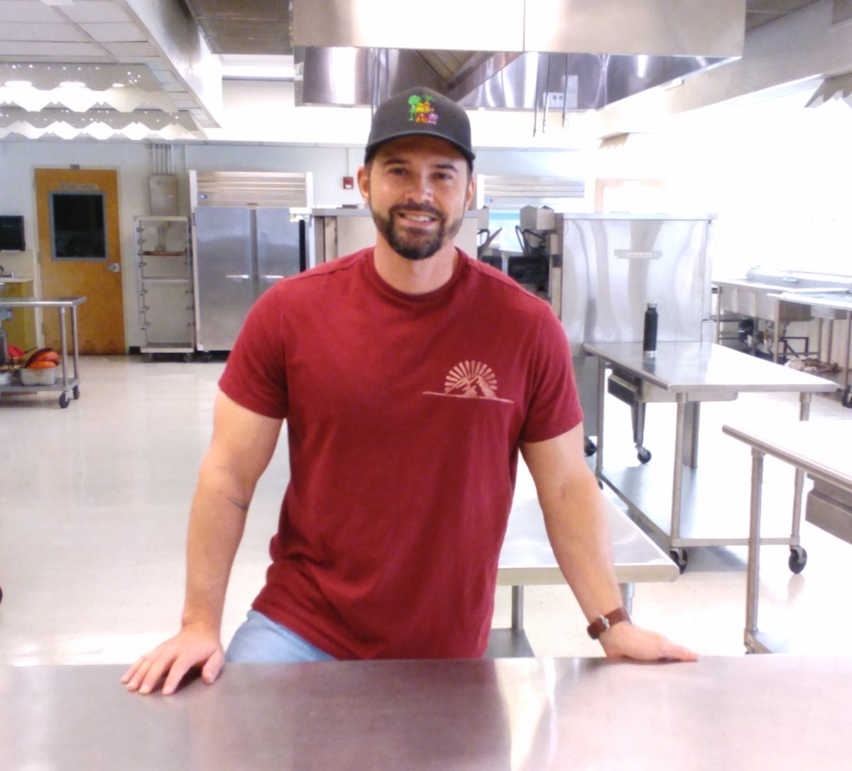 Chef Rick Leece in his Culinary Arts classroom.