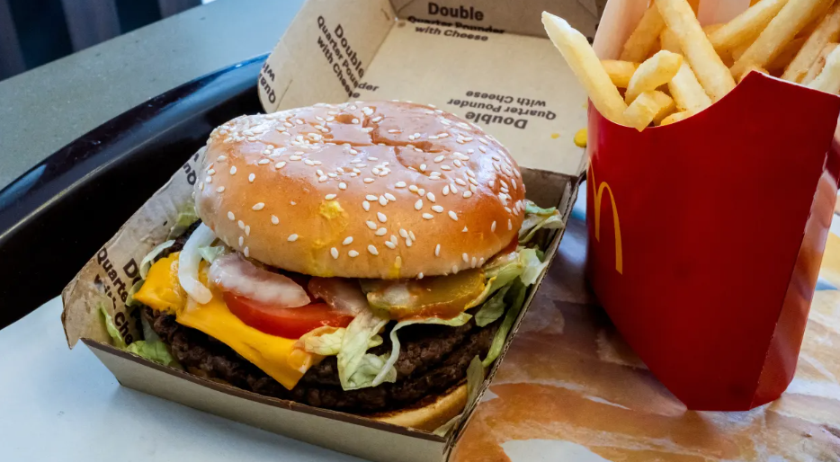 The McDonald's Quarter Pounder.