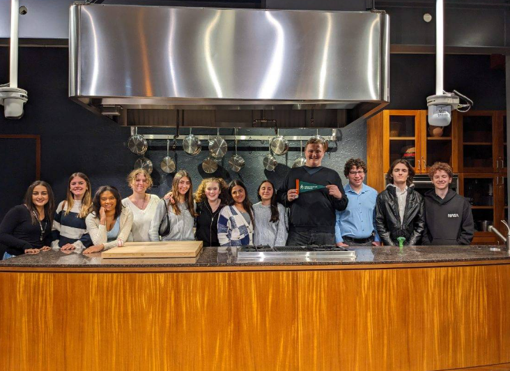 Catering taking in one of the CIA’s commercial kitchens)
