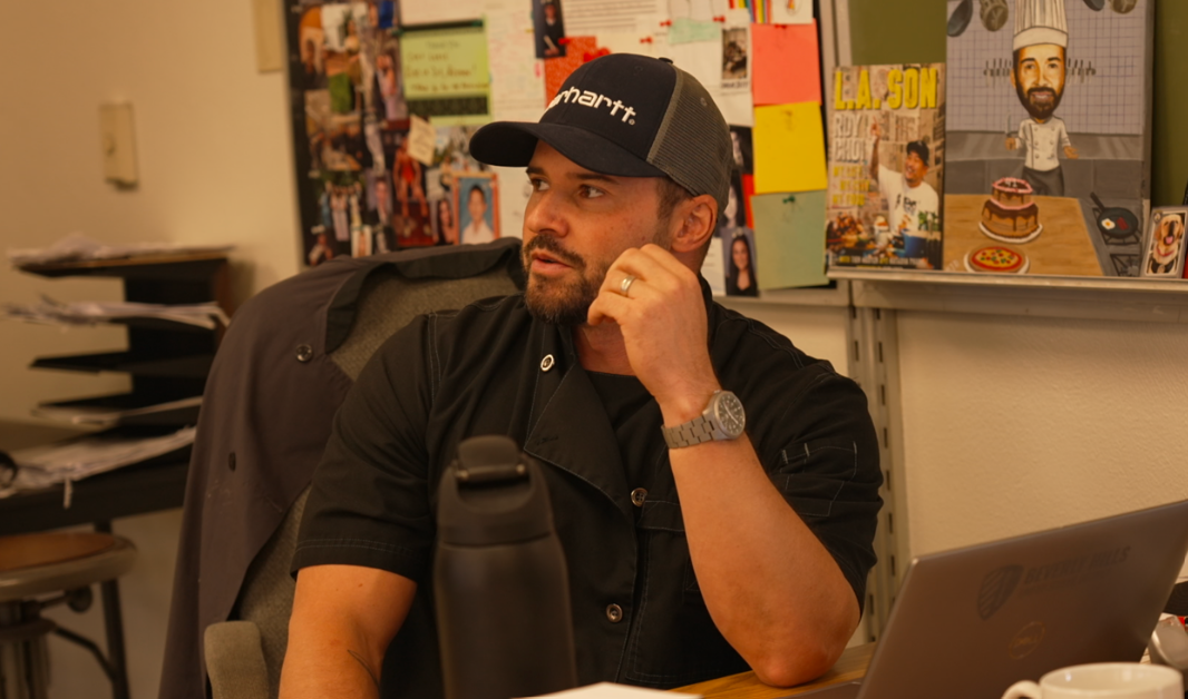 Chef Rick Leece answers questions in an interview.